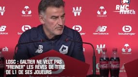 Losc : Galtier ne veut pas "freiner" les rêves de titre de L1 de ses joueurs