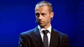 Aleksander Ceferin, président de l'UEFA, à Monaco le 30 août 2018