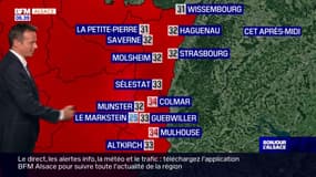 Météo Alsace: un lundi chaud avec quelques nuages, jusqu'à 34°C à Colmar et Mulhouse