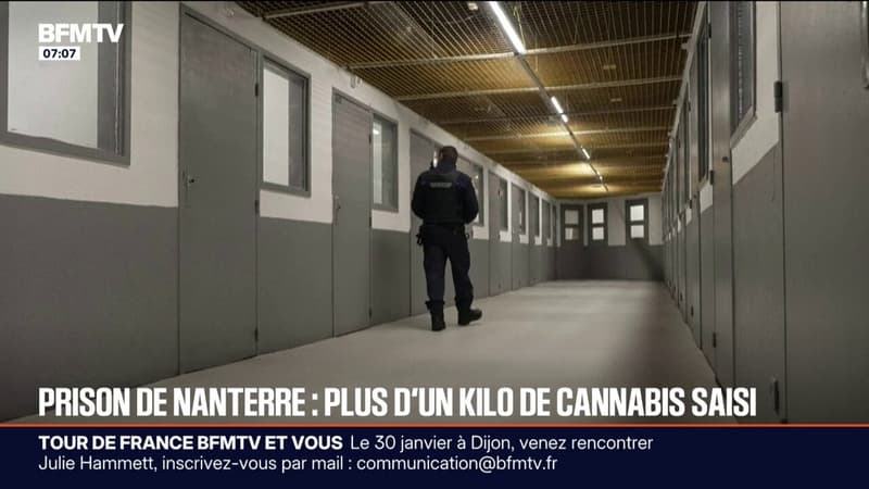 Plus d'un kilo de cannabis saisi dans la prison de Nanterre
