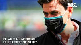 F1: Wolff allume Ferrari et ses excuses "de merde"