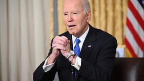 Joe Biden à la Maison Blanche, le 15 janvier 2025