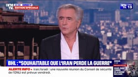 Conflit Iran-Israël: "Il est souhaitable que l'Iran perde cette guerre", affirme Bernard-Henri Lévy, philosophe, auteur de "Solitude d'Israël" (Grasset)