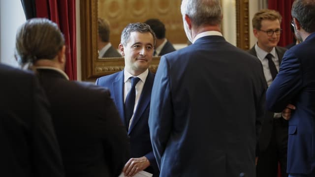 Gérald Darmanin place Beauvau le 8 juillet 2020.