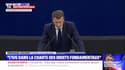 Discours devant le Parlement européen: Emmanuel Macron veut "un véritable marché unique du numérique"