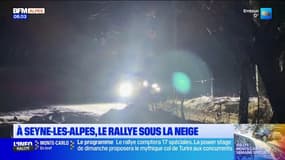 À Seyne-les-Alpes, le rallye Monte Carlo sous la neige