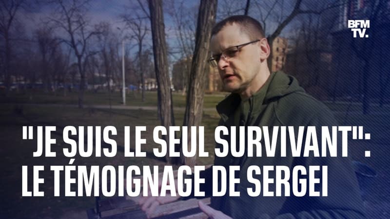 La famille de Sergei a été tuée par une frappe russe alors qu'elle tentait de fuir Irpin