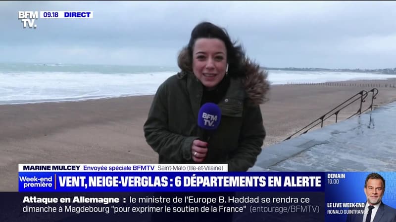 À Saint-Malo, en Ille-et-Vilaine, des rafales de vent à 120km/h attendues aujourd'hui