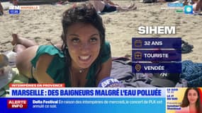 Marseille: au lendemain des intempéries qui ont souillé la mer, les touristes se sont baignés