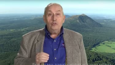 Pierre Papillaud dans une publicité Rozana.