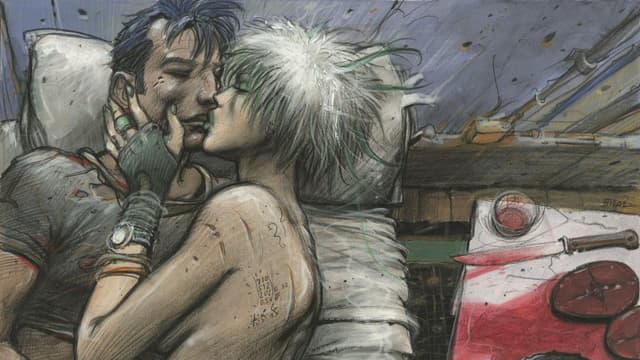 Une œuvre d'Enki Bilal