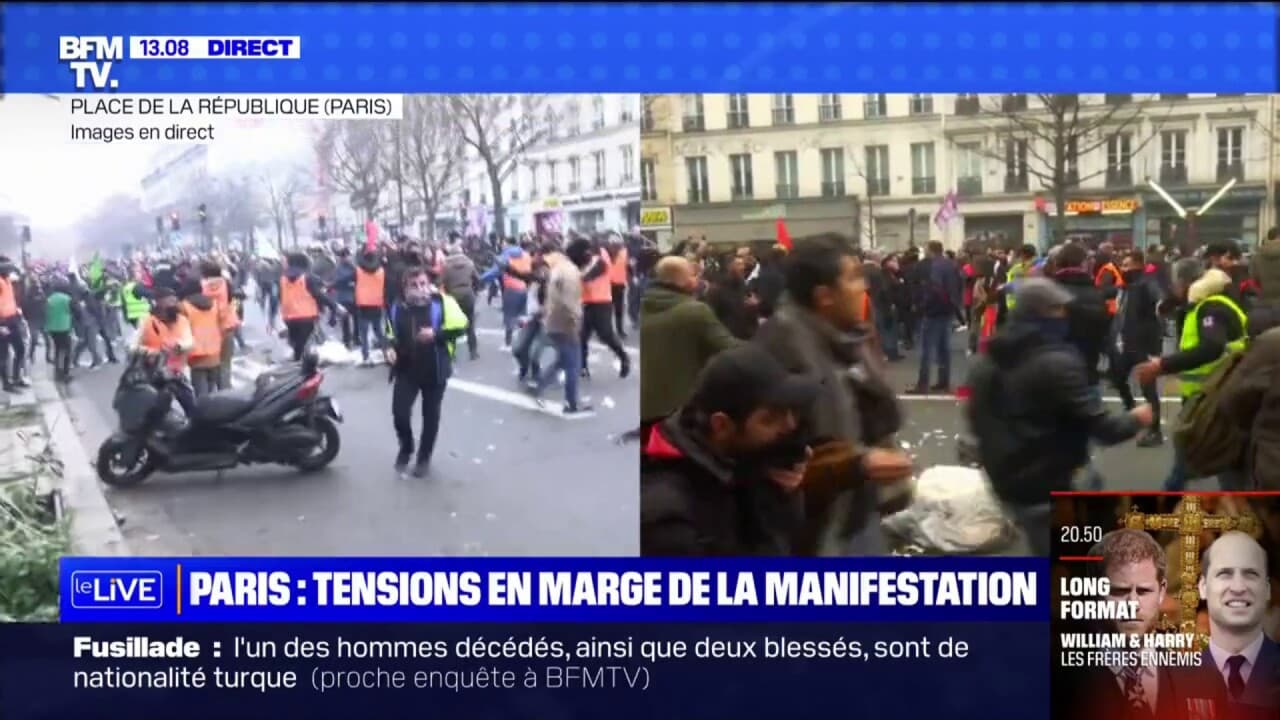 Fusillade à Paris Des Tensions En Marge Du Rassemblement En Soutien