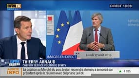 Crise de la filière porcine (2/3): "Stéphane Le Foll doit obtenir des avancées concrètes", a réagi Thierry Arnaud