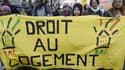 Les militants du Droit au logement dans les rues de Paris samedi 29 mars
