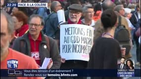 Retraités, salariés et fonctionnaires étaient dans la rue pour protester contre la politique d'Emmanuel Macron