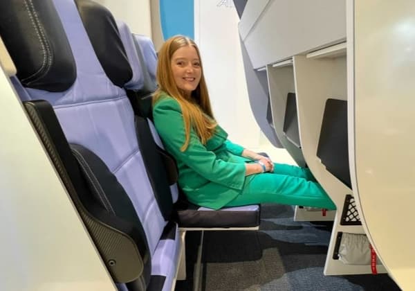 Long chair: het nieuwe economy class stoelconcept in vliegtuigen
