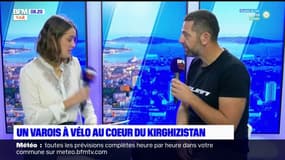 Var: Cédric Tassan, un aventurier en VTT au Kirghizistan