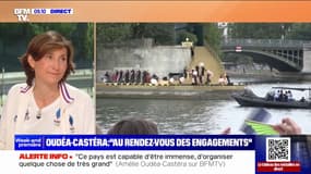 La cérémonie de clôture "va être formidable" affirme Amélie Oudéa-Castéra