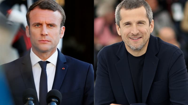 Emmanuel Macron et Guillaume Canet