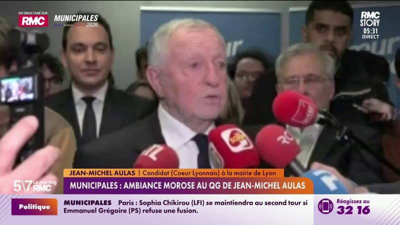 Municipales : Ambiance morose au QG de Jean-Michel Aulas