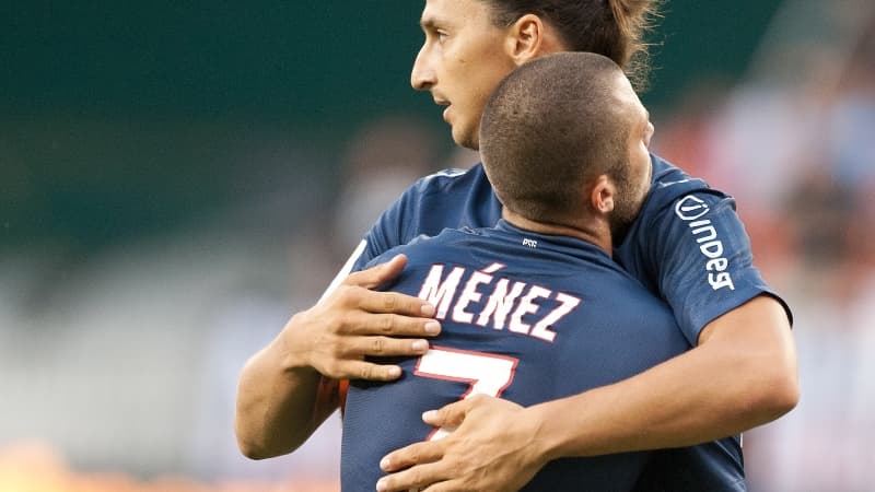 Zlatan Ibrahimovic et Jérémy Ménez