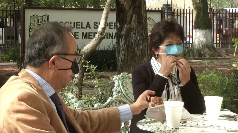 Au Mexique des masques nasaux provoquent l'hilarité des internautes