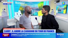 Carry-le-Rouet: animateur et chorégraphe de la caravane du tour de France