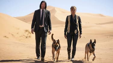 Keanu Reeves et Halle Berry dans John Wick 3