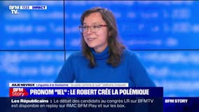 "Iel": pour Julie Neveux, linguiste à la Sorbonne, "cette forme va soulager la vie, le sentiment d'appartenance et d'identité, d'une certaine catégorie de la population"