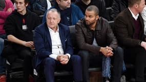 Jean-Michel Aulas (à gauche) et Tony Parker