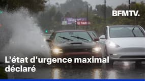 États-Unis: l'état d'urgence déclaré à Los Angeles face au risque d'inondation