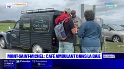 Mont-Saint-Michel: un café ambulant aménagé dans une ancienne 2 CV