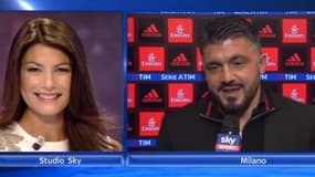 Ilaria d’Amico et Gennaro Gattuso