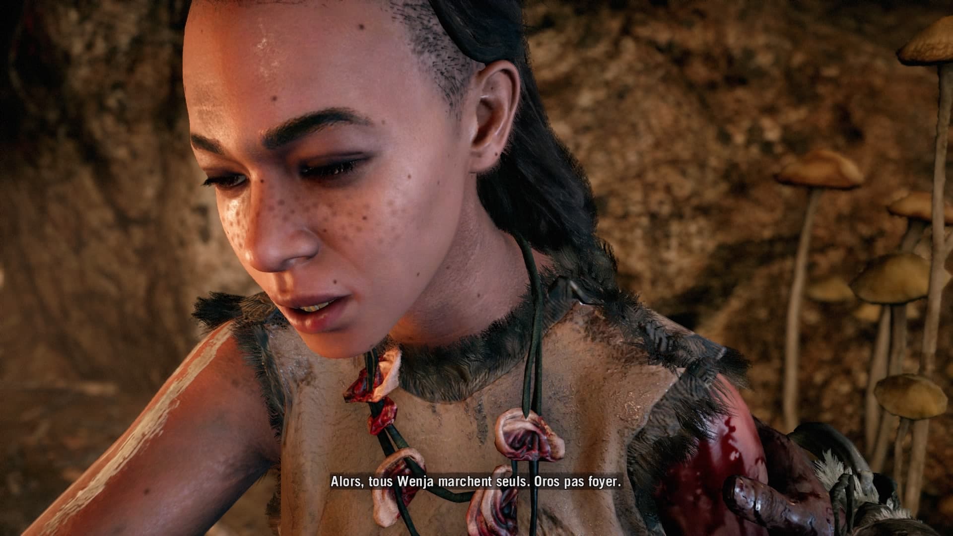 Chaque langue est sous-titrée. Mais l’expression du visage des personnages permet largement de deviner leurs propos. Chaque langue est sous-titrée. Mais l’expression du visage des personnages permet largement de deviner leurs propos.
