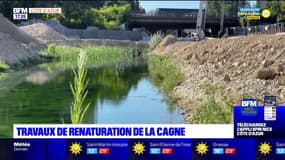 Cagnes-sur-Mer: les travaux de restauration de la Cagne ont débuté