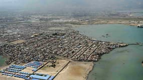 Vue aérienne de Port-au-Prince, la capitale d'Haïti, en mars 2014.