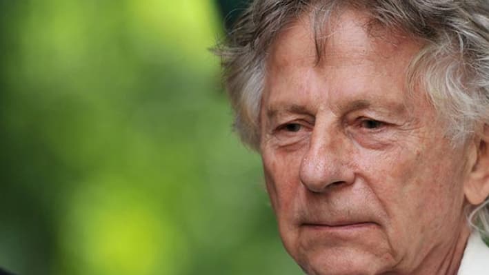 Le cinéaste franco-polonais Roman Polanski en août 2016 à Chanceaux-près-Loches pour La forêt des livres, "le Woodstock de la littérature".