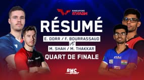Résumé : Les Français Dorr et Bourrassaud dos au mur avant les demies ? (WTT Singapour Smash)