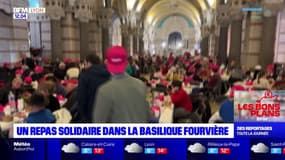 Lyon: un repas solidaire organisé dans la Basilique Fourvière