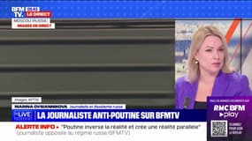 Marina Ovsiannikova, journaliste et dissidente russe: "Vladimir Poutine a détruit la victoire de nos aïeux en déclarant cette guerre d'agression contre l'Ukraine"