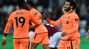 Sadio Mané et Mohamed Salah
