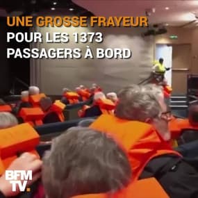 Panique à bord: ce bateau de croisière norvégien est tombé en panne dans une mer déchaînée