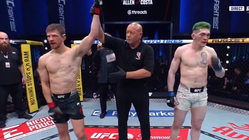 UFC: fin de série pour Melquizael Costa, battu par Arnold Allen