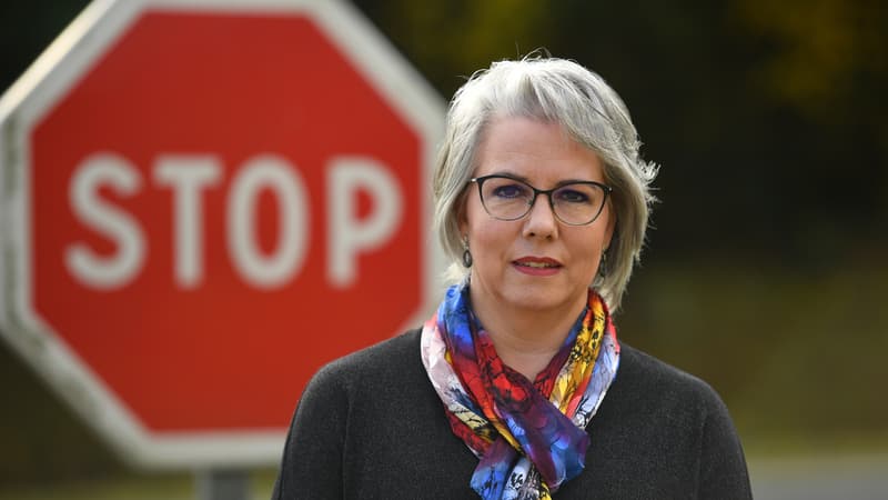 Jacline Mouraud, l'une des porte-paroles des "gilets jaunes libres", le 13 novembre 2018.