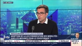 Pour Nicolas Brusson, le projet de loi Lom générera une mobilité durable, plus respectueuse de l'environnement.