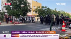 Nanterre: vive émotion dans le quartier de la victime