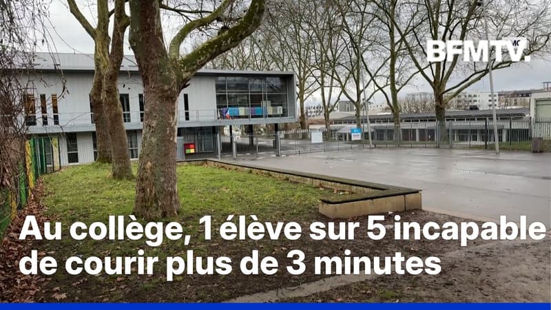 Au collège, un élève sur cinq est incapable de courir plus de trois minutes