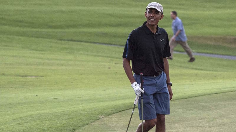 Barack Obama aime jouer au golf du Mid-Pacific Country Club d'Hawaï.