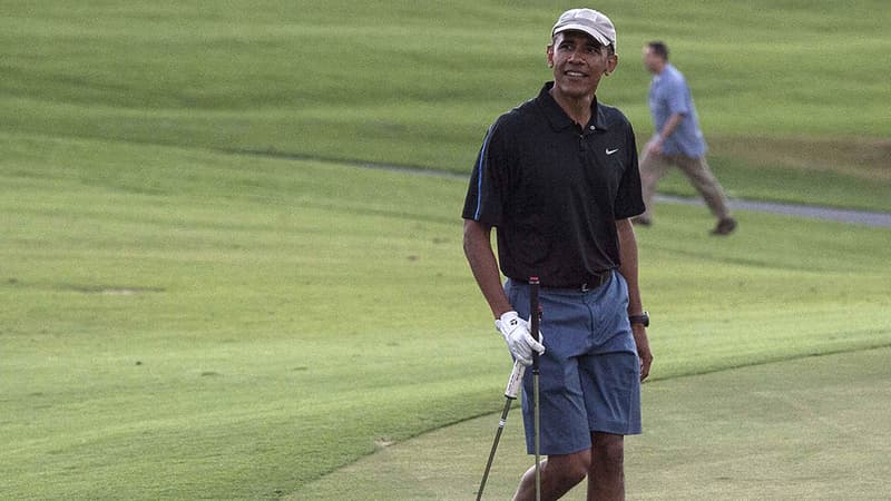 Barack Obama aime jouer au golf du Mid-Pacific Country Club d'Hawaï.