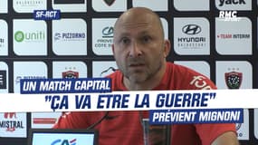Stade Français-Toulon: "Ça va être la guerre" prévoit Mignoni pour ce match couperet 